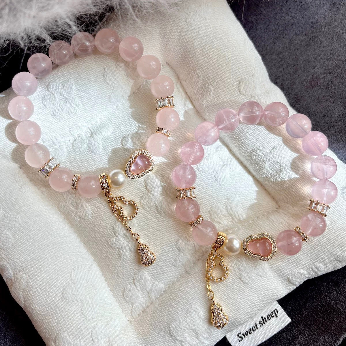 Natural Rose Quartz Bracelet – Stone of Love & Healing