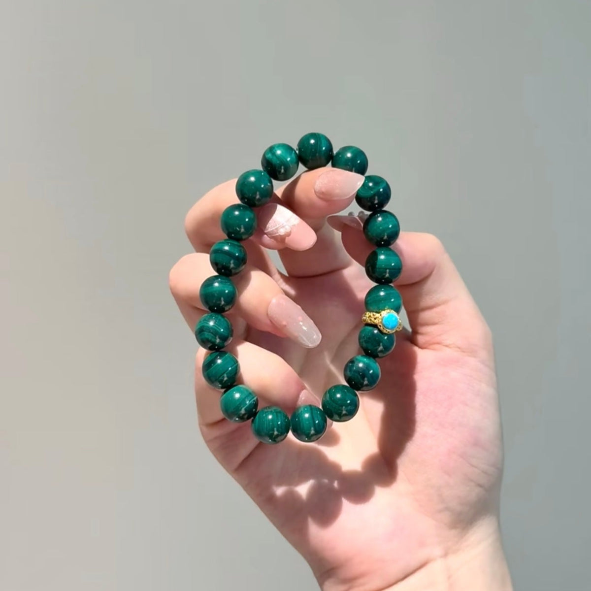 Malachite Crystal Bracelet – Natural Healing & Protection Gemstone