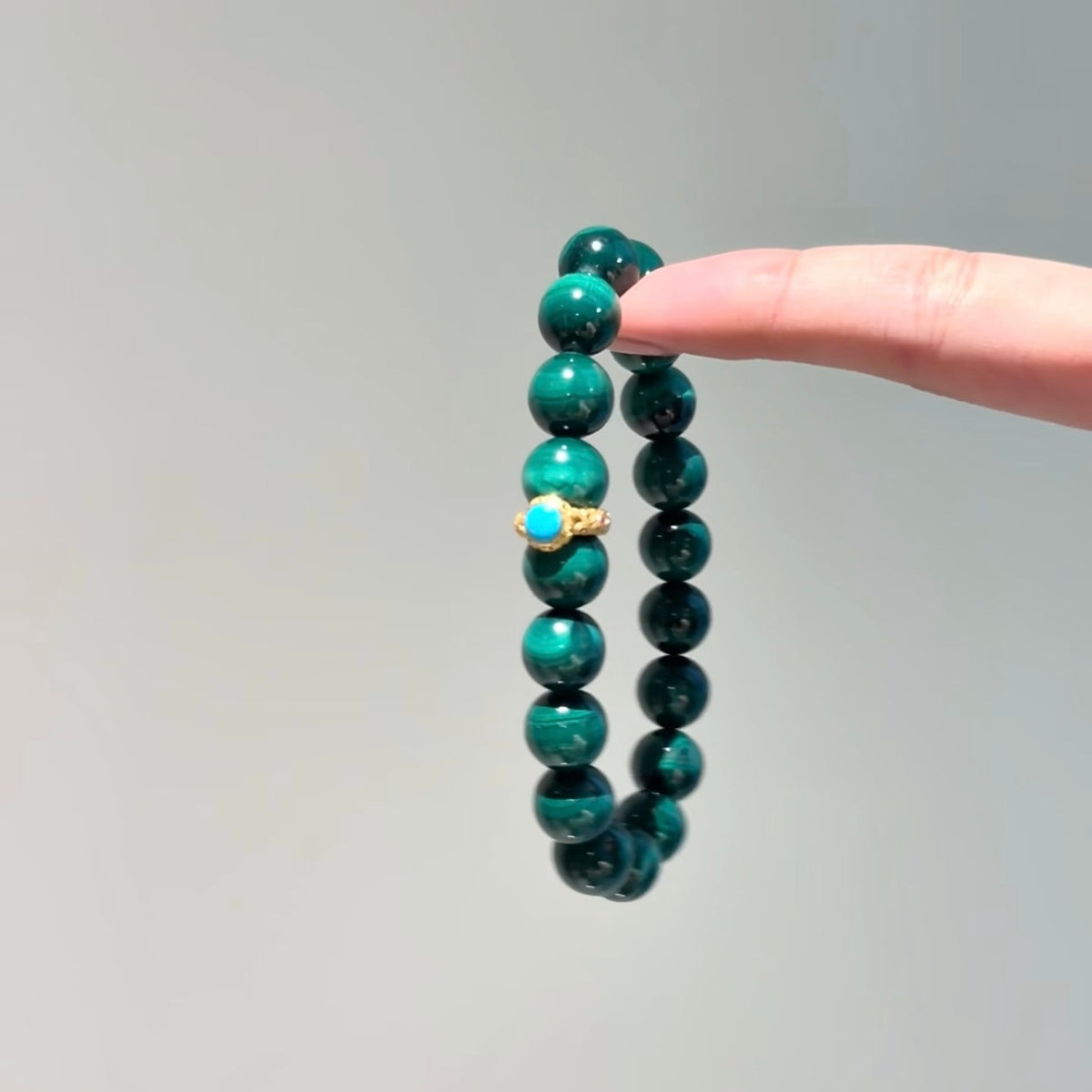 Malachite Crystal Bracelet – Natural Healing & Protection Gemstone