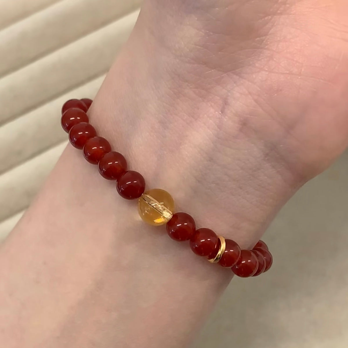 Red Agate Health & Energy Bracelet – Vitality & Wellbeing