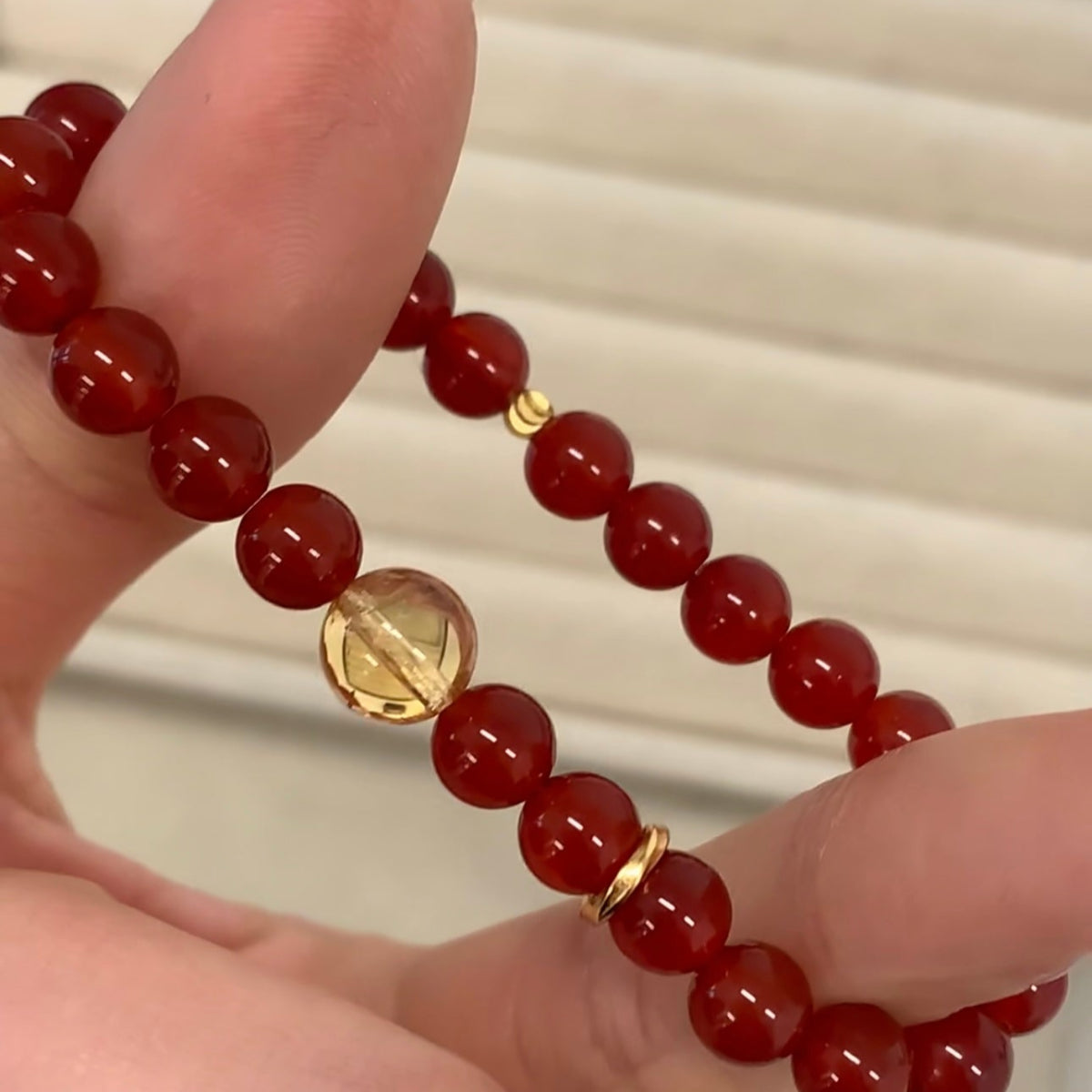 Red Agate Health & Energy Bracelet – Vitality & Wellbeing