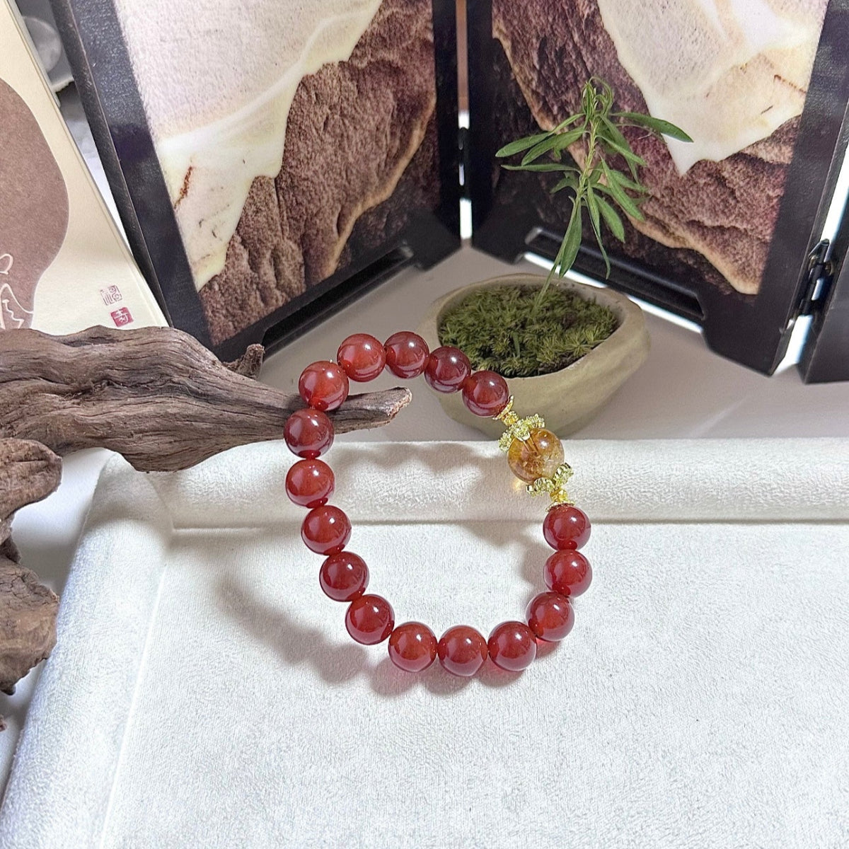 Red Agate Health & Energy Bracelet – Vitality & Wellbeing