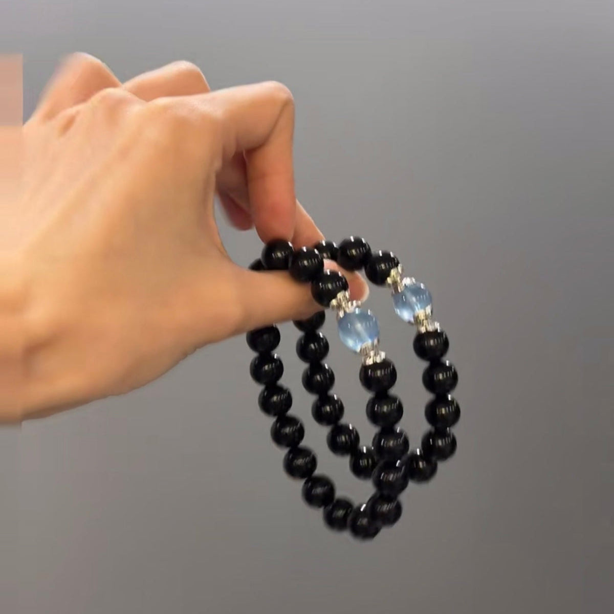 Obsidian Crystal Bracelet  Protection & Balance