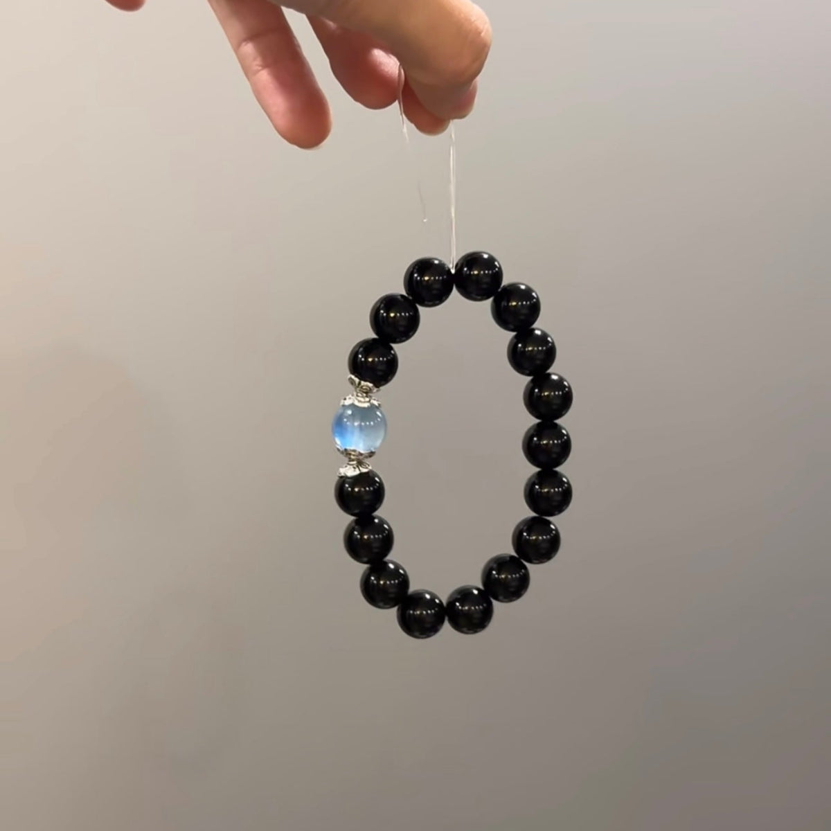 Obsidian Crystal Bracelet  Protection & Balance
