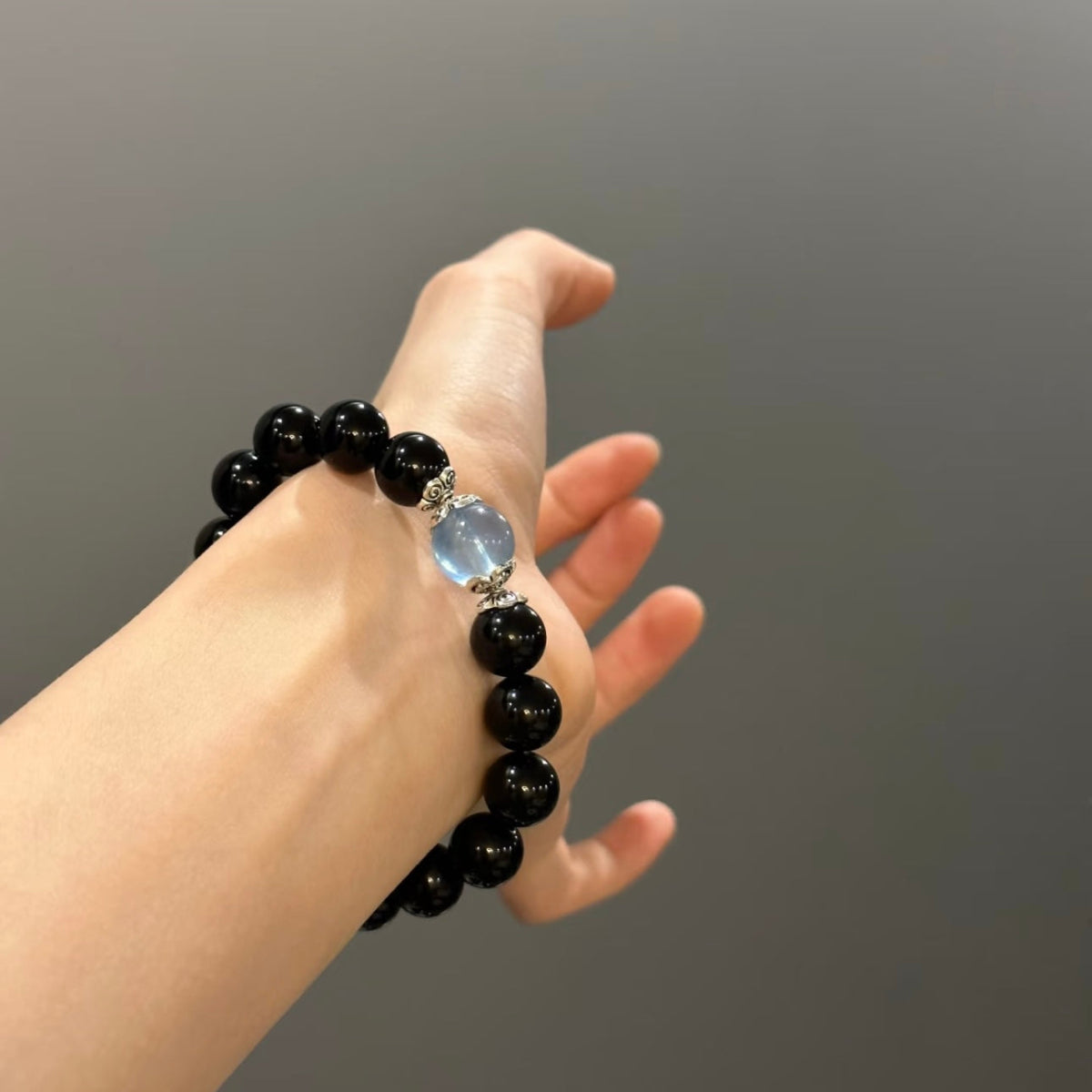 Obsidian Crystal Bracelet  Protection & Balance