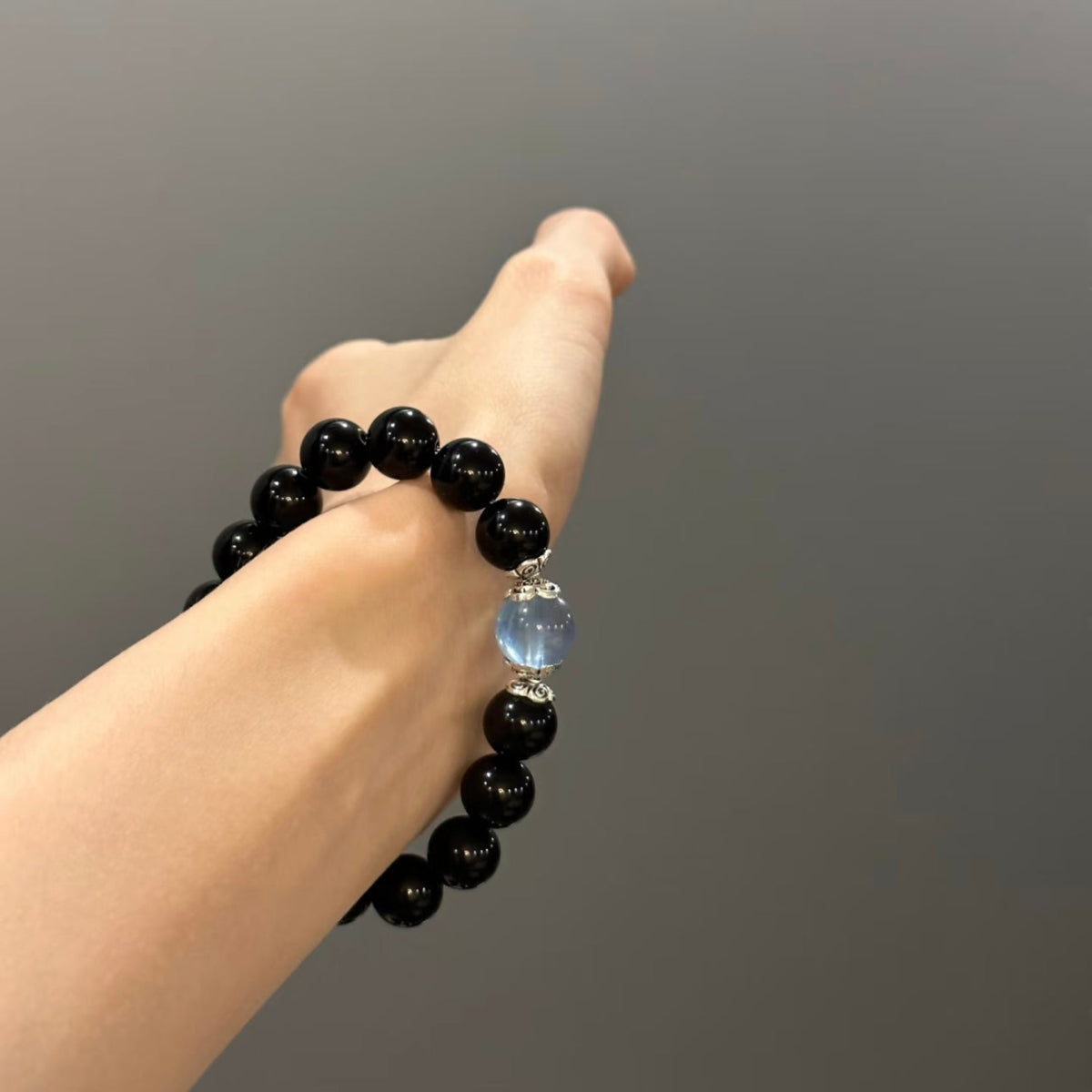 Obsidian Crystal Bracelet  Protection & Balance