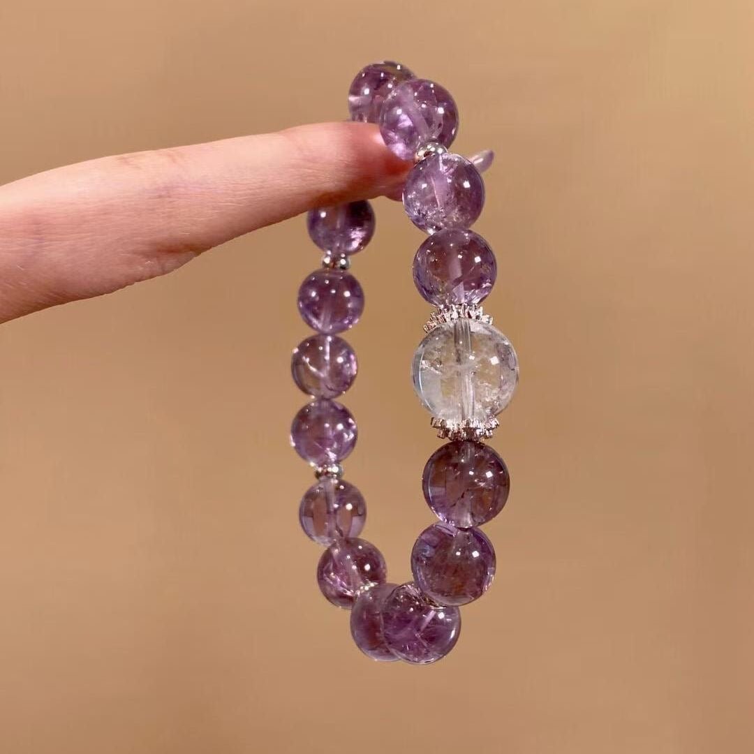 Close-up of Crystal Bracelet – Emotional Balance & Protection
