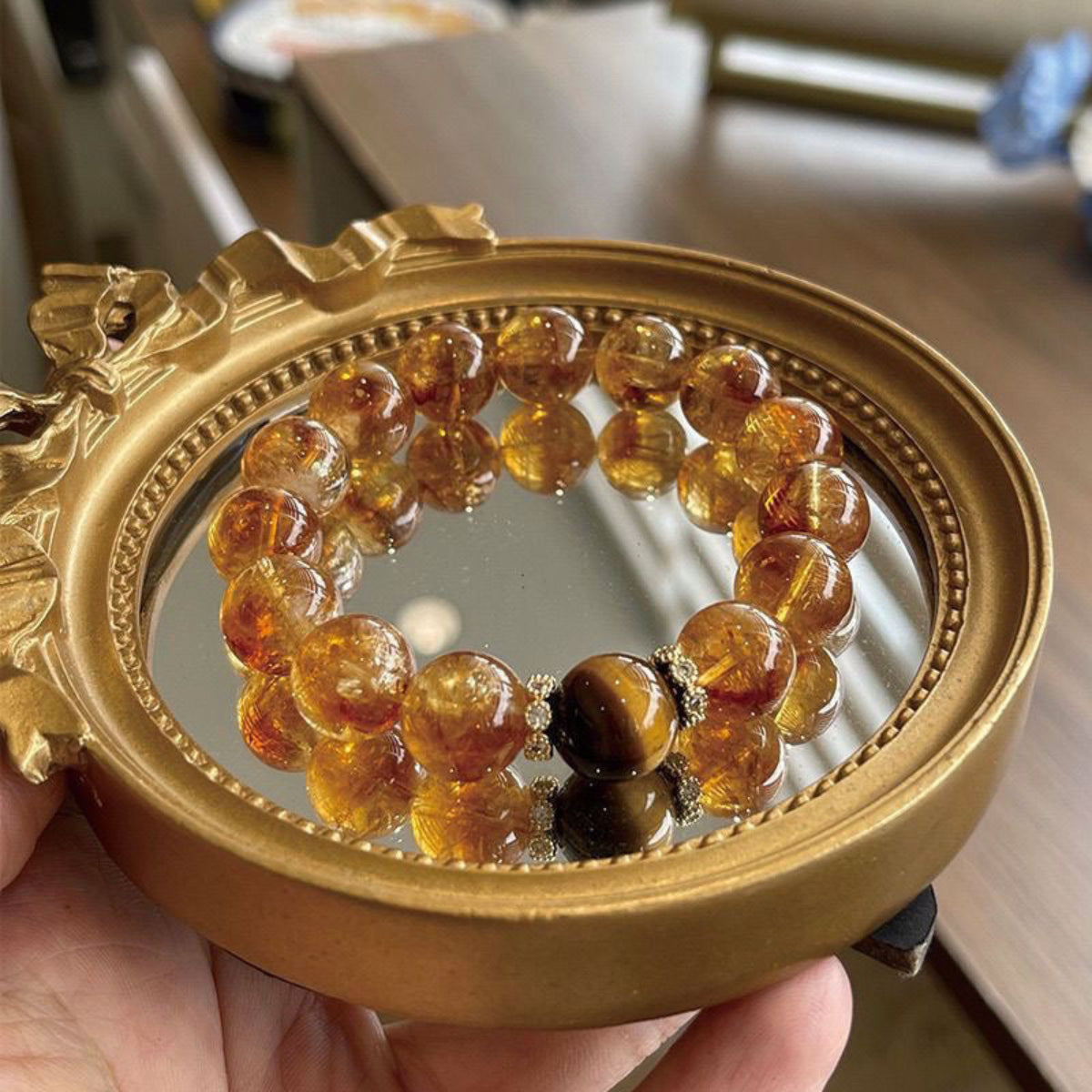 Moonlit Venus – Natural Citrine Bracelet
